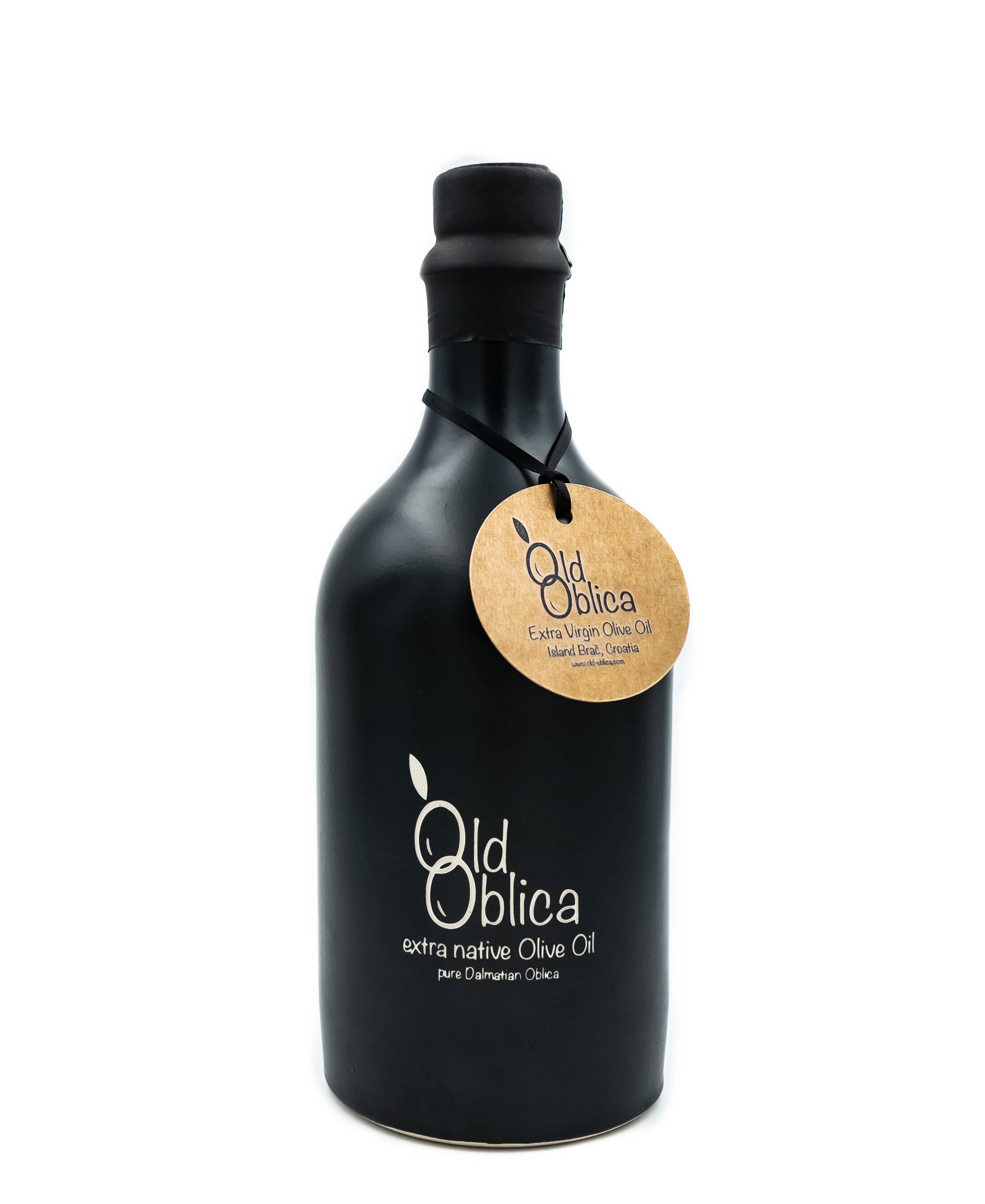 Kroatisches Olivenöl Flasche aus Feinsteinzeug